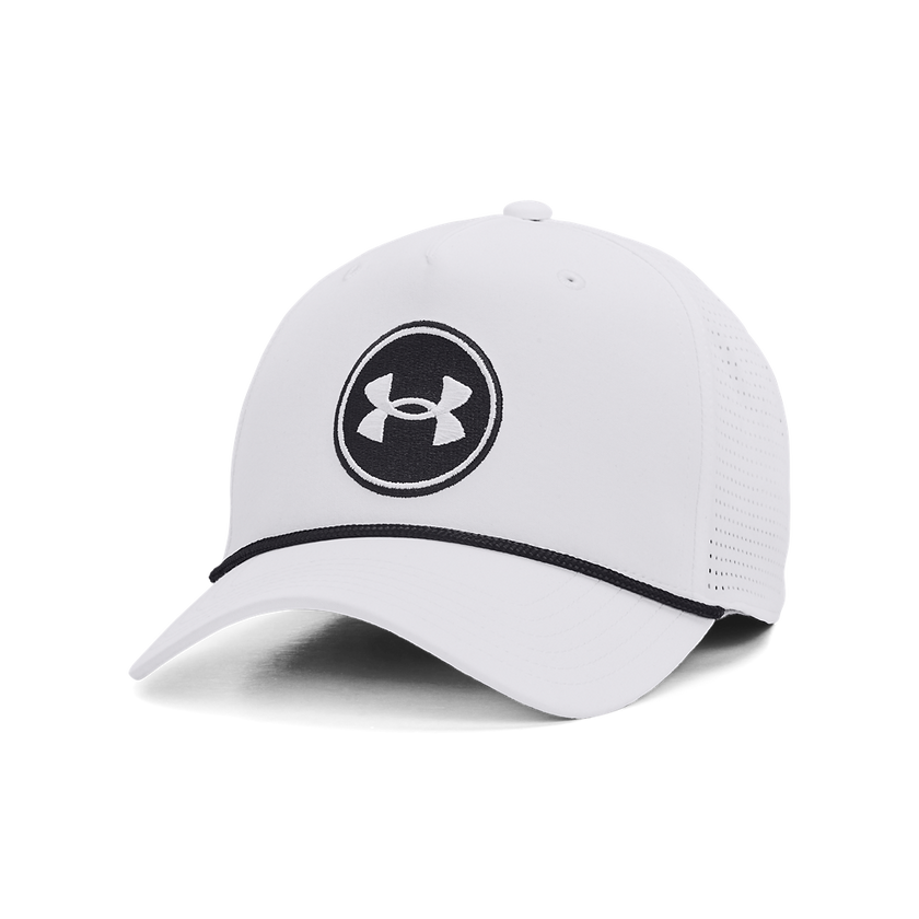 2024 Under Armour Men's Driver Snapback Cap - White/White