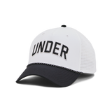 2024 Under Armour Men's Driver Snapback Cap - Black/White