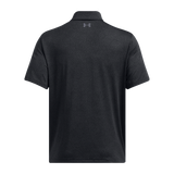 2024 Under Armour Men's Playoff Polo 3.0 Print - Black/Anthracite/Anthracite