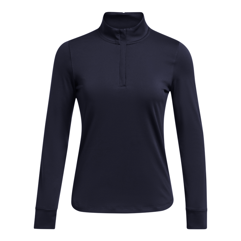 2024 Under Armour Women's Playoff 1/4 Zip Pullover - Midnight Navy/White