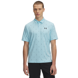 2025 Under Armour Men's T2G Printed Polo - Stream/Black