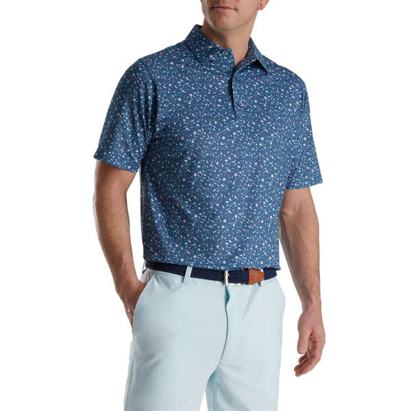 2023 FJ Mens Terrazzo Polo