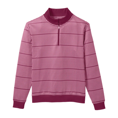 2023 Footjoy Women's Halfzip Houndstooth Print Midlayer