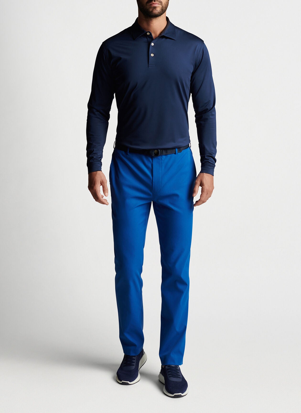 Peter millar long top sleeve golf shirts