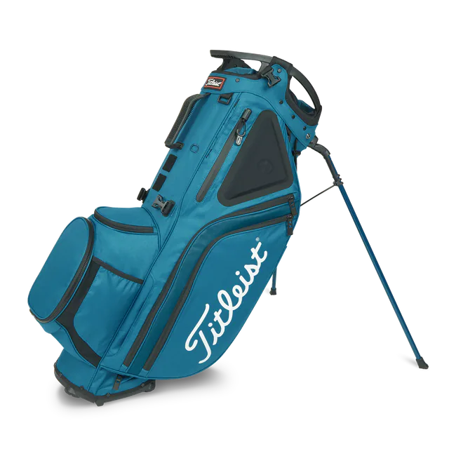 Blue titleist top golf bag