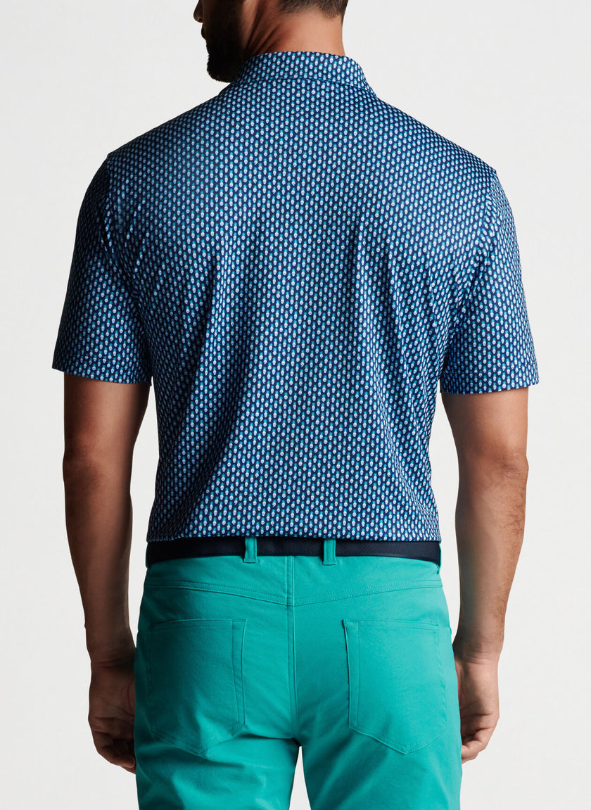 Peter Millar Mens Pina Skullada Perf Polo