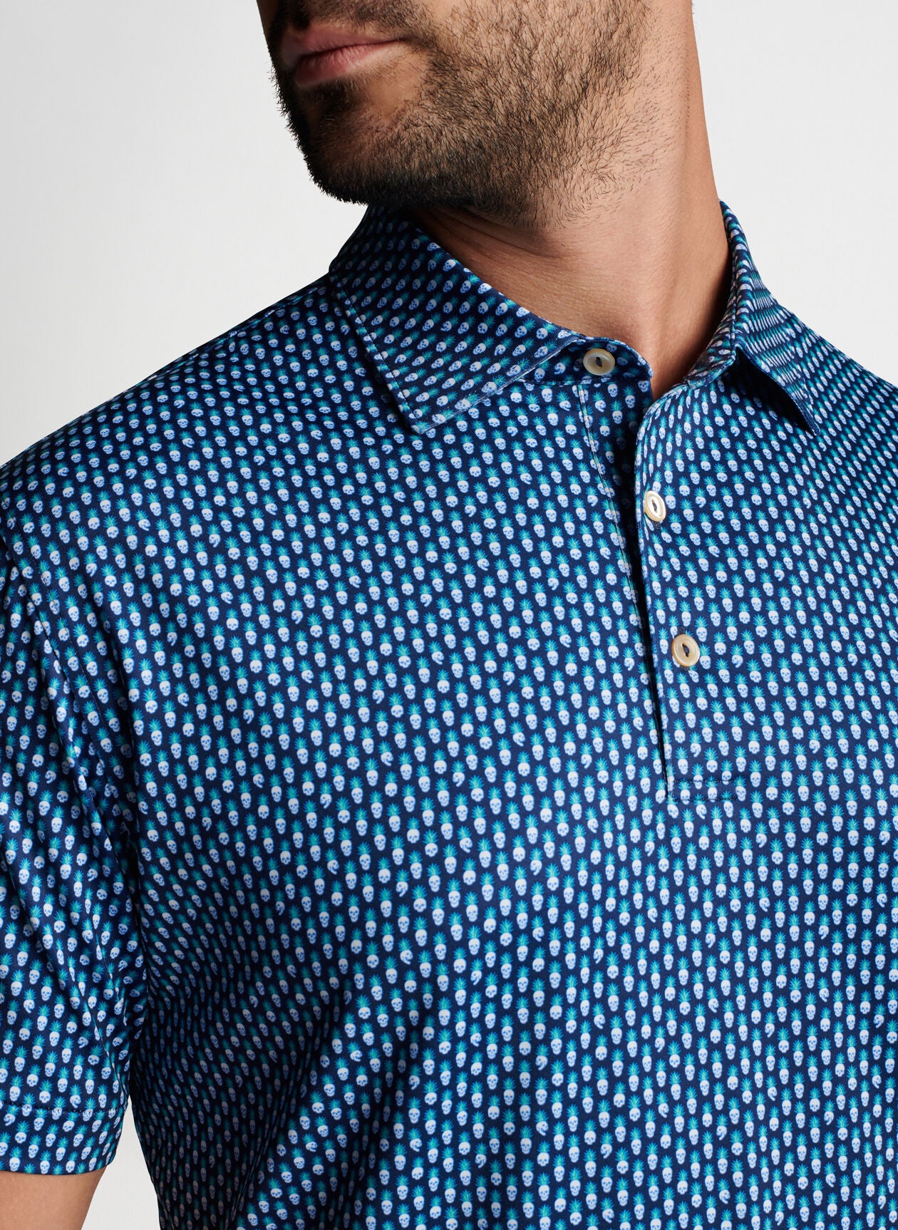 Peter millar skull golf cheap shirt